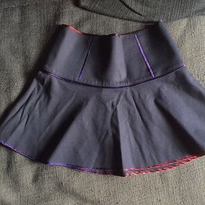 Club Monaco skirt with multicolor ribbon detail